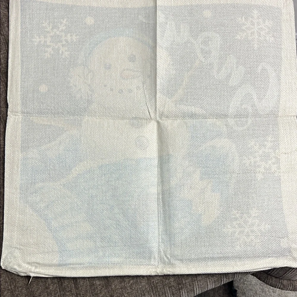 Winter Holiday Let It Snow Decorative Pillowcase 15x15